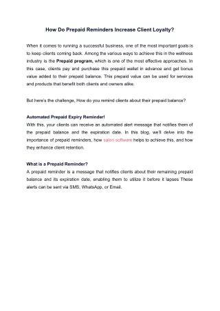 How Do Prepaid Reminders Increase Client Loyalty_