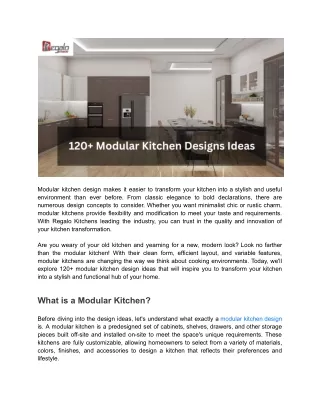 120  Modular Kitchen Designs Ideas