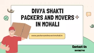 Choose the Right Packers and Movers in Mohali