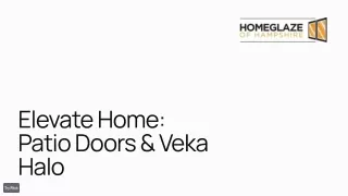 Veka Halo PVCu window and doors Fareham, Gosport _ Patio Doors