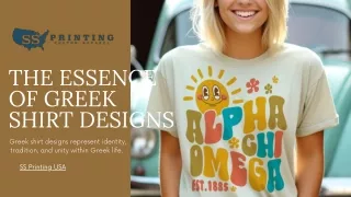 The Essence of Greek Shirt Designs | Fashion of Greek