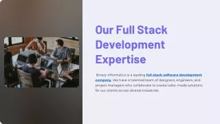 full-stack software development company