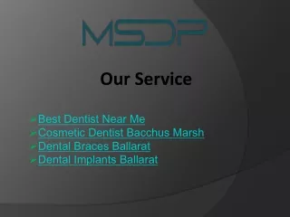 Cosmetic Dentist Bacchus Marsh