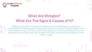 What Are Shingles  What Are The Signs & Causes of it