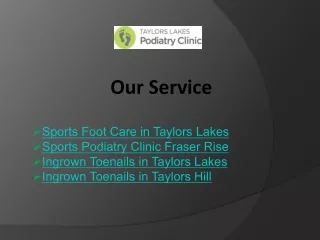 Sports Podiatry Clinic Taylors Lakes - Sports Podiatrist