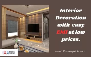 123 Home Paints: Innovative Home Interior Designs in Kolkata