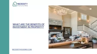 What are the benefits of investment in property