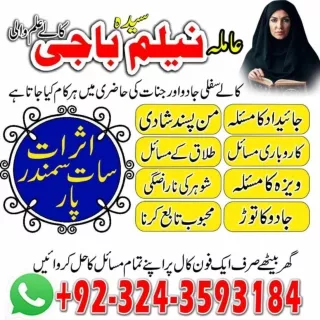Amla Neelam Baji, Kala ilam expert in Multan  92-324-3593184 Black magic special