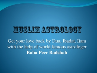 Muslim Astrology