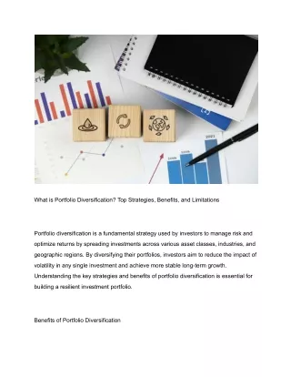 What is Portfolio Diversification? Top Strategies, Benefits, and Limitations