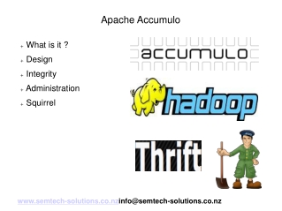 An introduction to Apache Accumulo