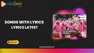 Lyrics Latest