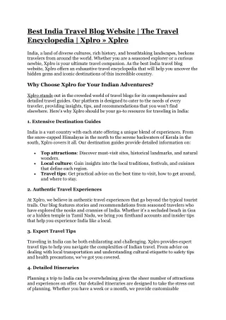 eco-tourism in india