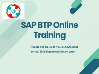 "Advance Your IT Skills with Comprehensive SAP BTP Training"