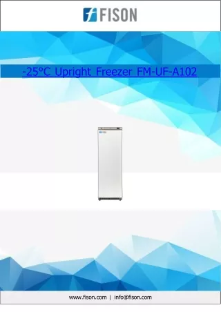 -25°C Upright Freezer Net weight 101kg