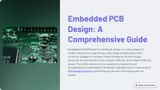 Embedded-PCB-Design-A-Comprehensive-Guide
