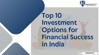 Top 10 Investment Options for Financial Success in India