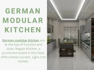 German Modular Kitchen