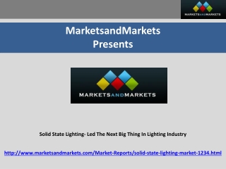 Solid State Lighting Market