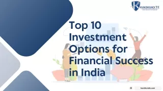 Top 10 Investment Options for Financial Success in India