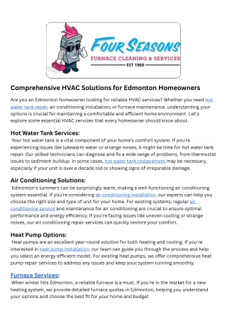 Air conditioning installation