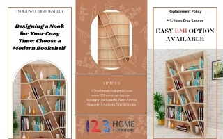 Designing a nook for your cozy time Choose a modern bookshelf