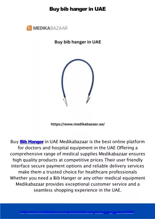 Improve Dental Practices with Bib Hanger and Ruby Cavity Liner