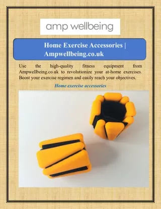 Home Exercise Accessories | Ampwellbeing.co.uk