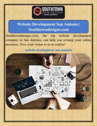 Website Development San Antonio  Southtowndesigns.com