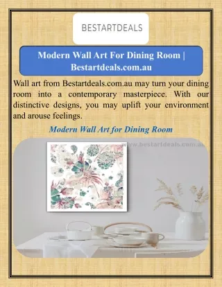 Modern Wall Art For Dining Room  Bestartdeals.com.au