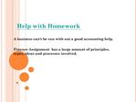help with homework