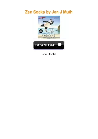 Zen Socks by Jon J Muth