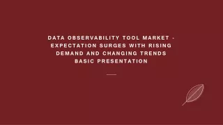 Data Observability Tool Market