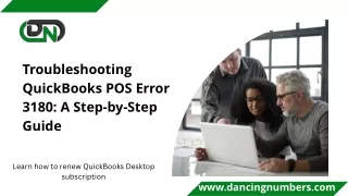 Troubleshooting QuickBooks POS Error 3180 A Step-by-Step Guide