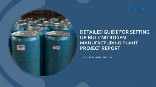 Bulk Nitrogen Manufacturing Plant Project Report
