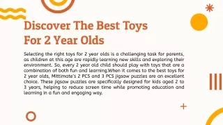 Discover The Best Toys For 2 Year Olds