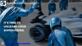 Driving Operational Excellence Introducing TWI Job Methods by Supervisor Academy