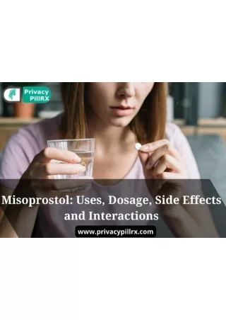 Misoprostol Uses, Dosage, Side Effects and Interactions