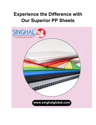 The Environmental Benefits of Using PP Sheets