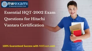 Essential HQT-2002 Exam Questions for Hitachi Vantara Certification