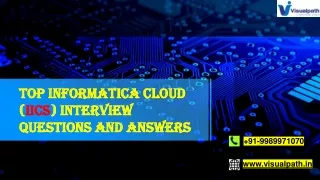 The Best Informatica Cloud Online Training Institutes - Hyderabad