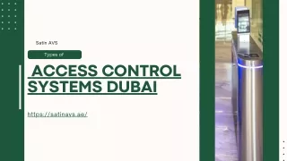 Access Control Systems Dubai