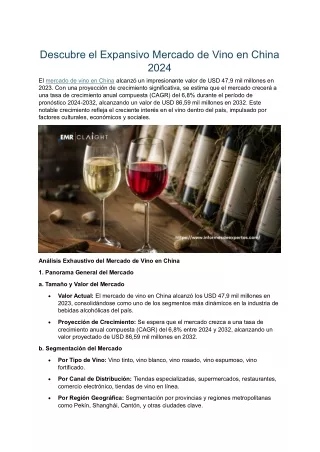 Mercado de Vino en China