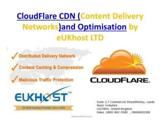 CloudFlare CDN (Content Delivery Networks)and Optimisation b