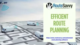 Efficient route planning