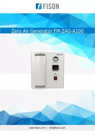 Zero-Air-Generator-FM-ZAG-A100