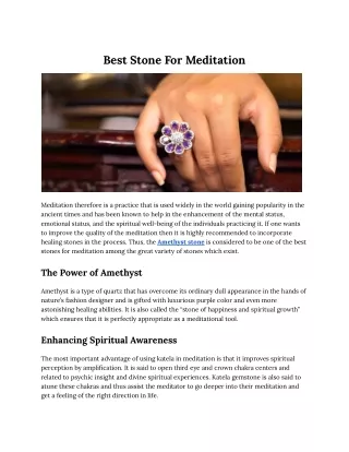 Best Stone For Meditation (1)