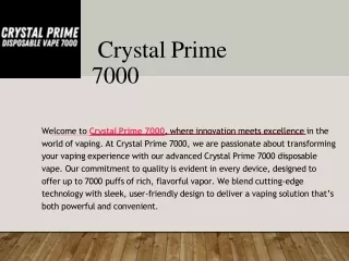 Crystal Prime7000