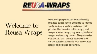 Reusawraps Leading the Charge with Reusable Plastic Pallets