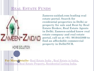 Real estate Funds